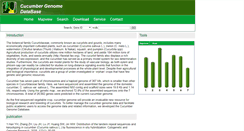 Desktop Screenshot of cucumber.genomics.org.cn